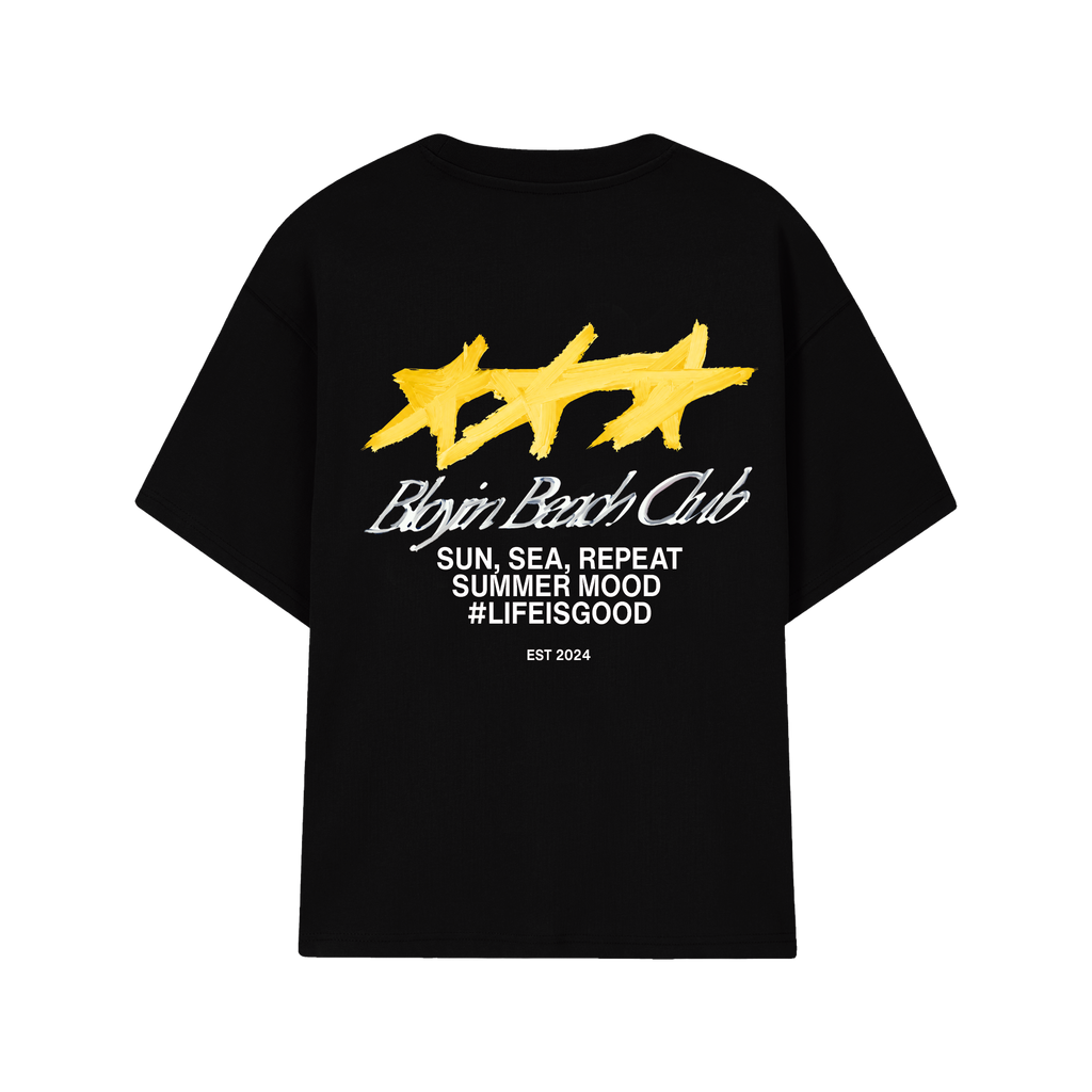 Bloyin Beach Club Tee (Negro)