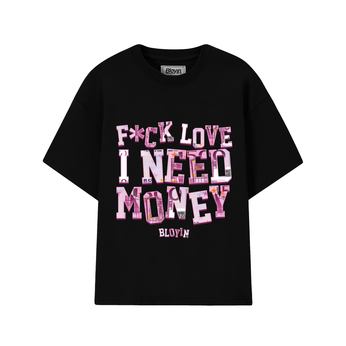 Bloyin Bills Tee (Negro)