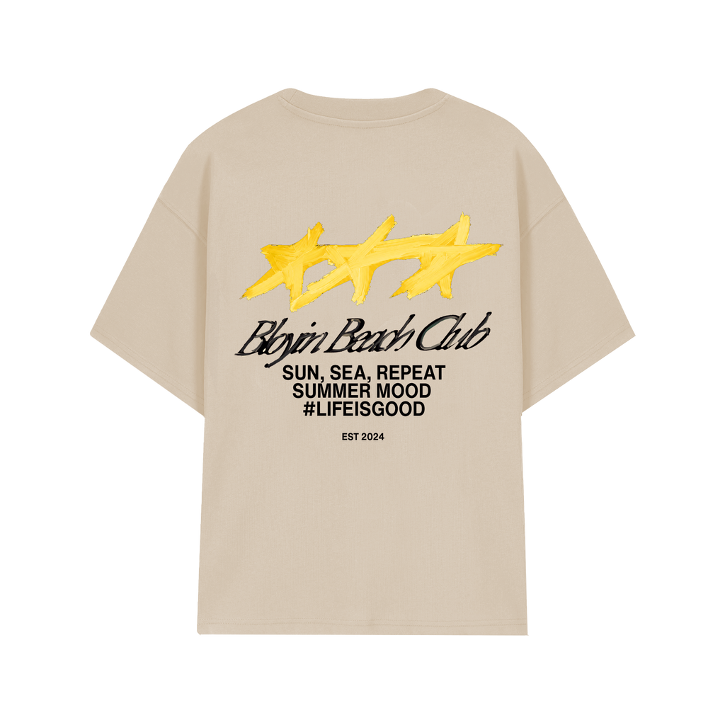 Bloyin Beach Club Tee (Beige)