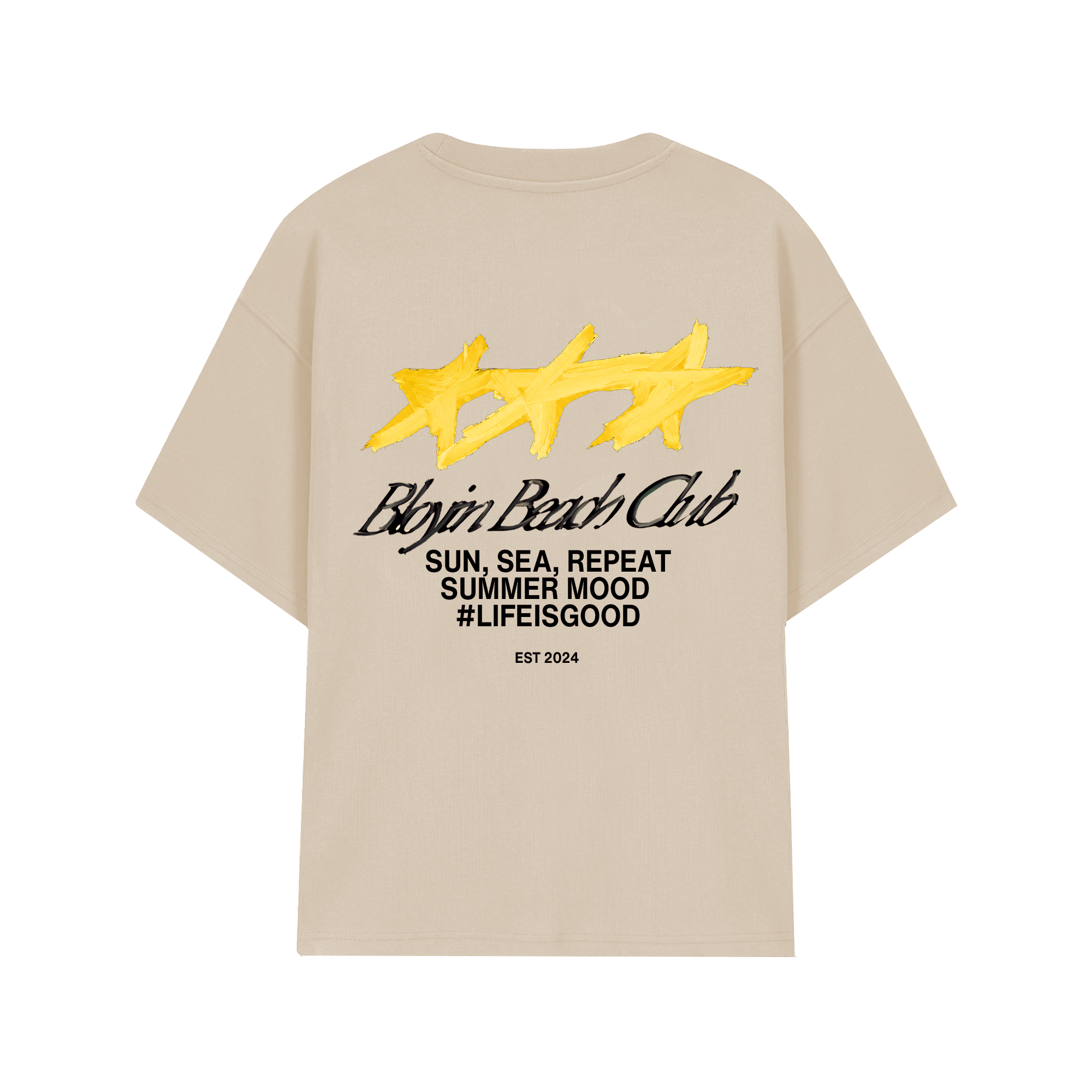 Bloyin Beach Club Tee (Beige)