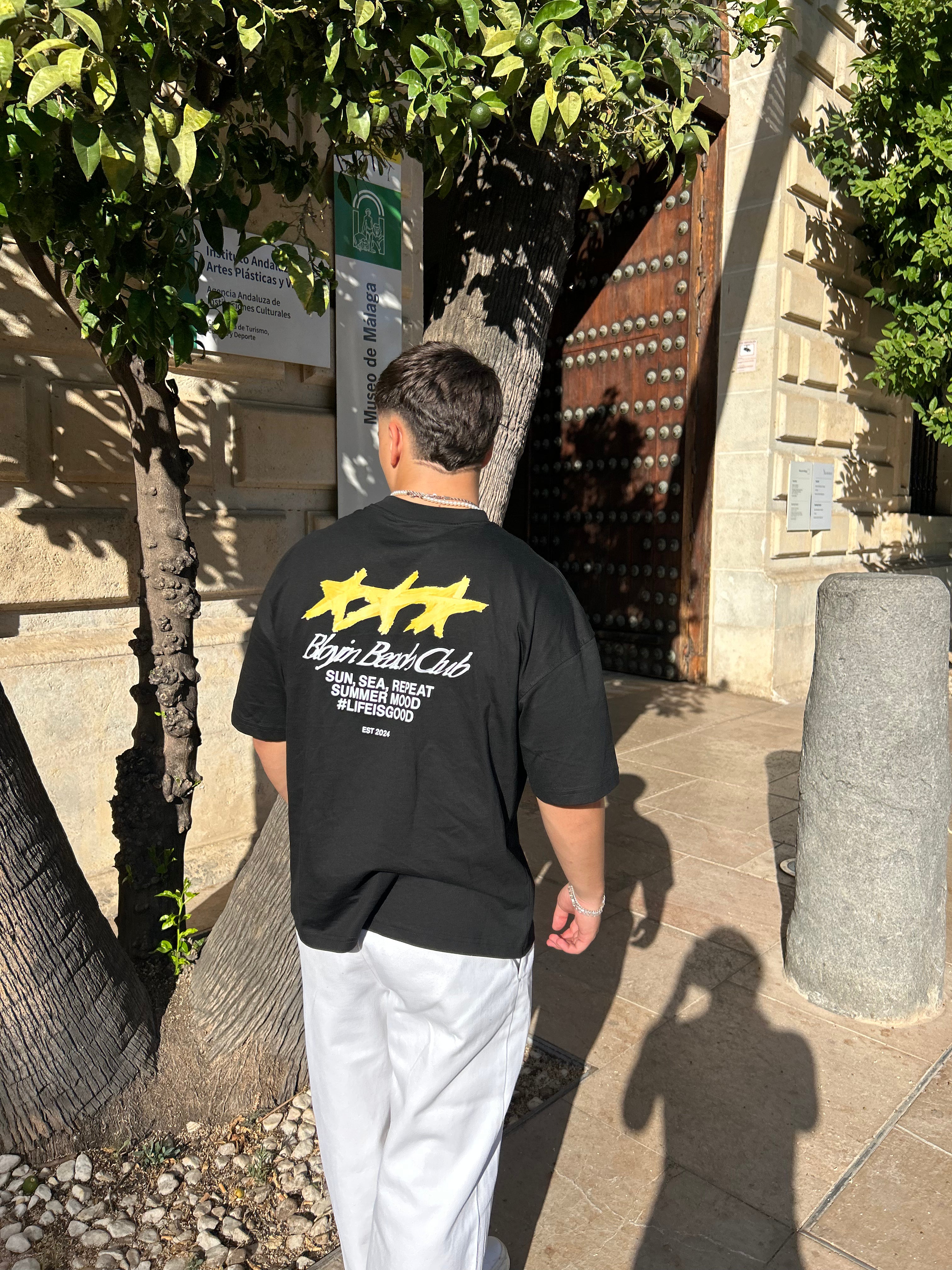 Bloyin Beach Club Tee (Negro)