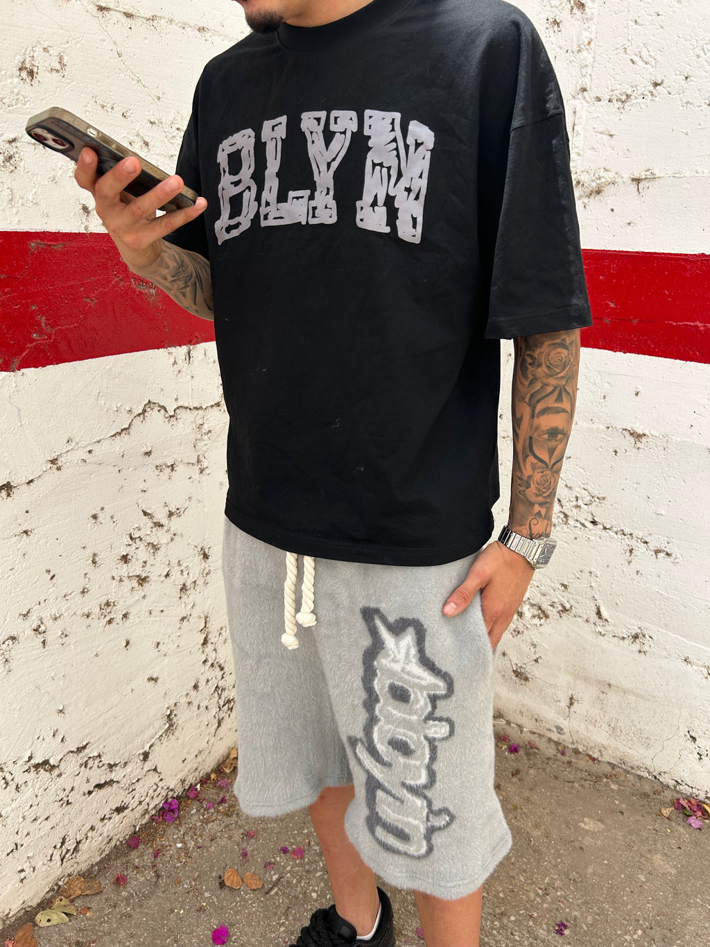 MOHAIR JORTS BLOYIN (Gris)
