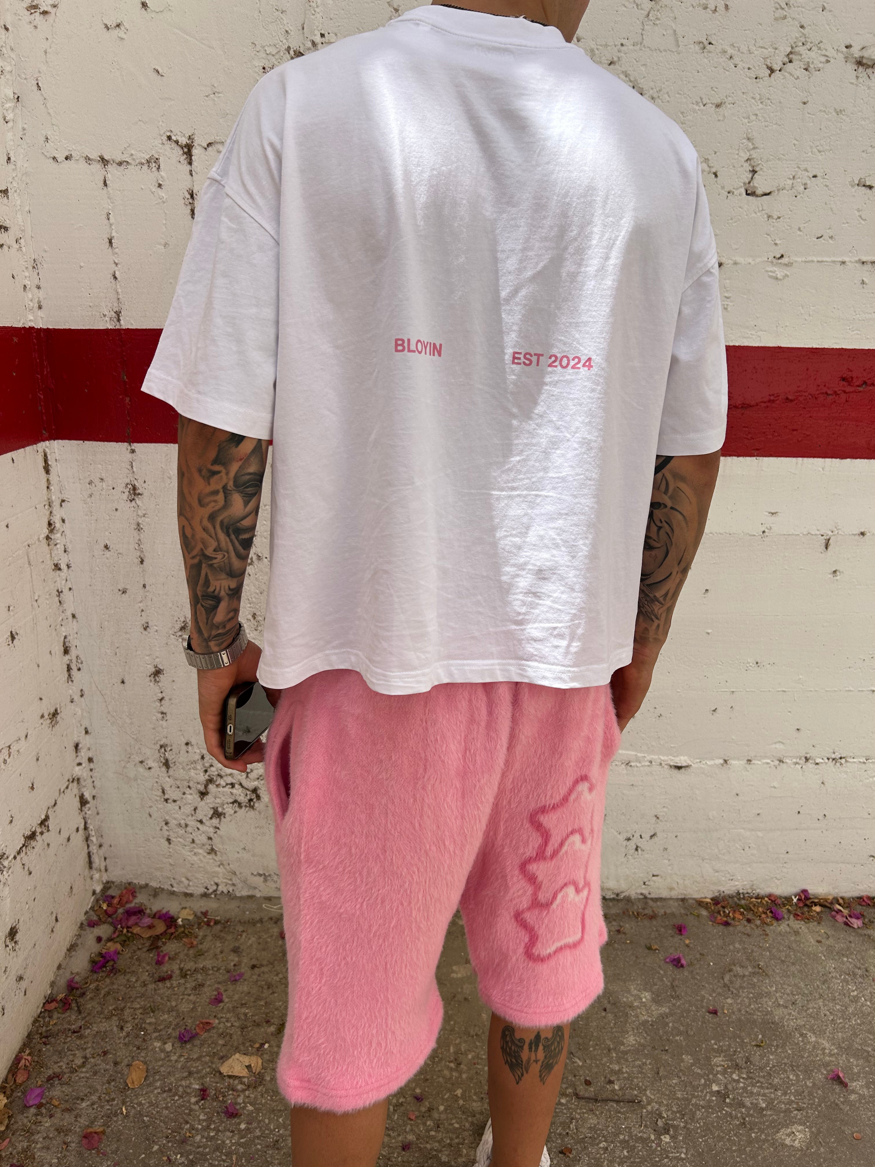 MOHAIR JORTS BLOYIN (Rosa)