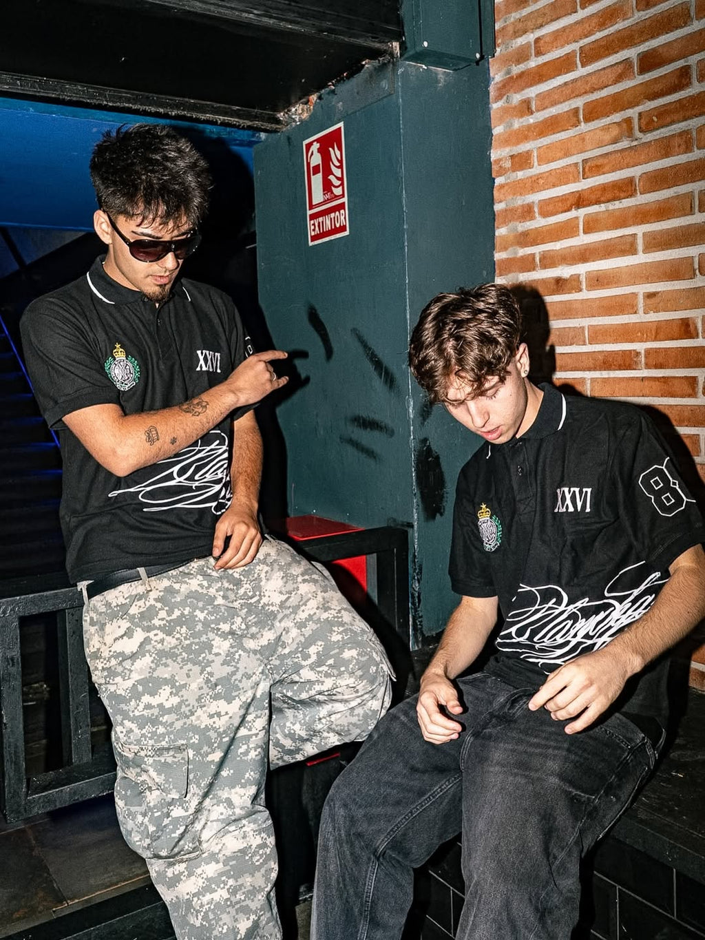 Bloyin x Blandchard Polo (Negro)