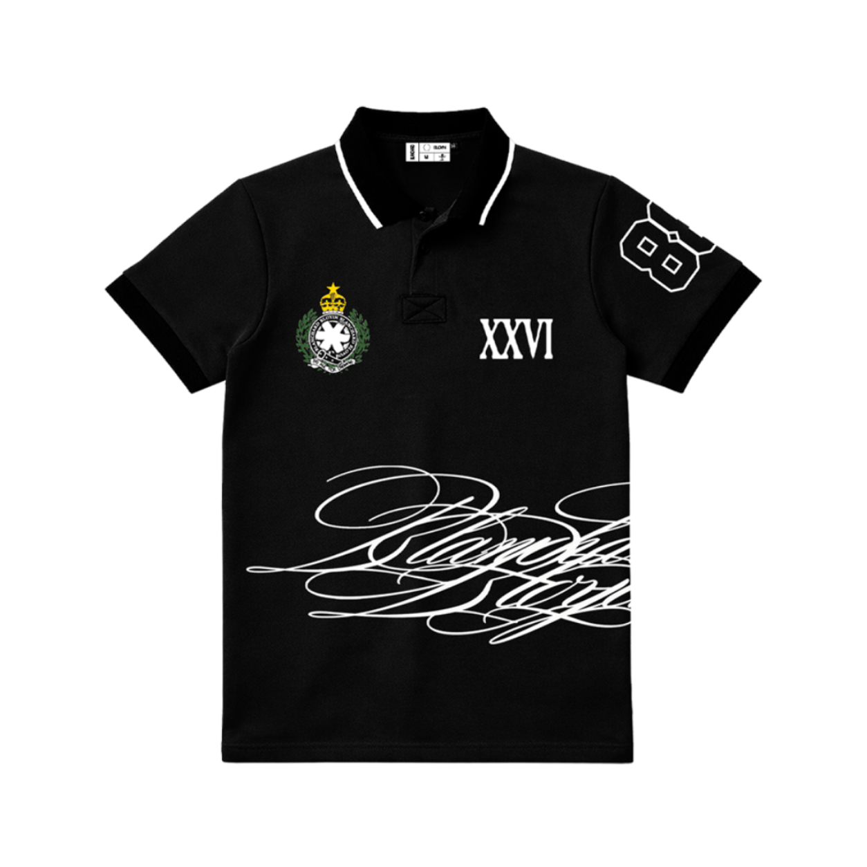 Bloyin x Blandchard Polo (Negro)